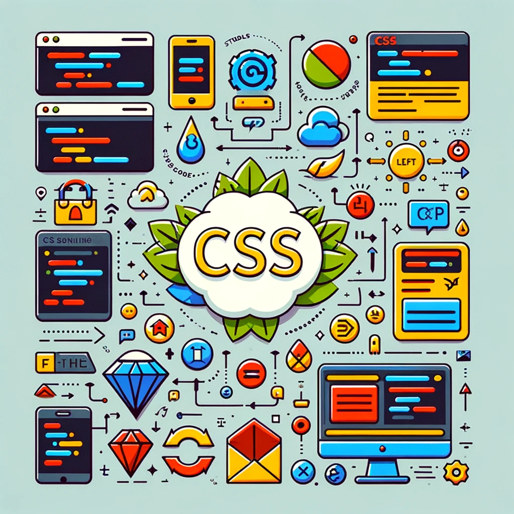Infographic explaining what CSS is and how it is used in web design