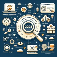 Infographic showing keyword research best practices for SEO in 2024